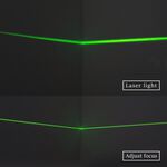 Adjustable Focus Laser Pointer / Green Beam with Adjustable Focus / 1 Set (Includes Base), , large