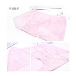 【K's凱恩絲】粉嫩透花蕾絲包臀專利有氧蠶絲內褲-3件組, , large