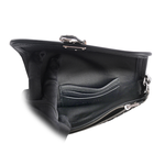 MARC JACOBS THE MONOGRAM J MARC 滿版標誌翻蓋迷你二用包/黑色/深米色, , large