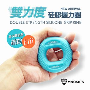 【MACMUS】馬卡龍2段力度握力圈｜握力器｜握力訓練(裸包出貨)