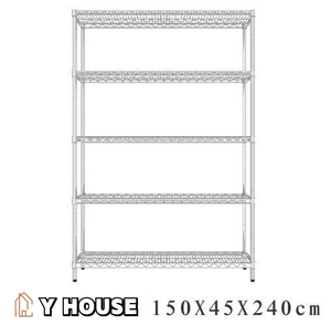 【Y HOUSE】150x45x240cm heavy-duty five-layer iron rack heavy-duty rack heavy-duty iron rack
