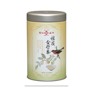 天仁桂花金萱茶小巧罐