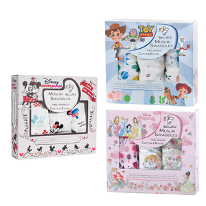 Bonne Nuit 迪士尼多功能包巾(三入裝)-多款可選