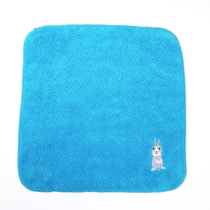 embroidered towel animal rabbit