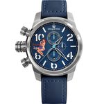elegantsis JF48QS機頭藝術-女郎計時手錶-藍/48mm ELJF48QS-OU02LC, , large