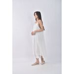(S) 雪紡兩件式白色洋裝二手衣, , large