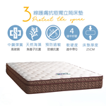 【KIKY】赫本海藻紗纖維高回彈獨立筒床墊5尺, , large