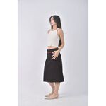 (S) lace棉質黑色長裙二手衣, , large