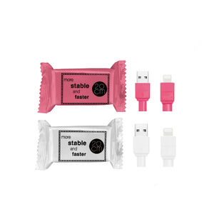 甜心糖果造型-Candy Cable iOS充電傳輸線（附收納盒/攜帶便利/可愛造型）