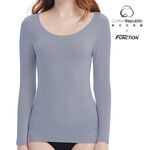 CR Function 倍暖輕彈發熱衣女圓領, , large