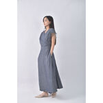 (L) uniqlo無袖藍色洋裝二手衣, , large