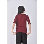 (S) urban research doors質感棉質純棉紅色短袖上衣二手衣, , large