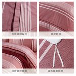 【多利寶寢具】FITNESS 精梳棉雙人四件式兩用被床包組-安德里-紅, , large