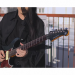 YAMAHA PAC611VFM TBL 孤獨搖滾同款 後藤一里 小孤獨 電吉他 半透明黑款【敦煌樂器】, , large
