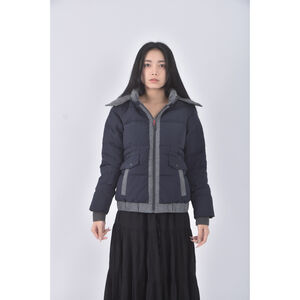 (S) jacket jeans灰色外套二手衣