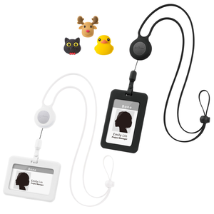 Lanyard Retractable Badge Holder-H-BK