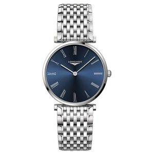 LONGINES 浪琴 La Grande 嘉嵐石英錶-藍x銀/36mm L47664946