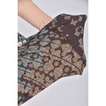 (S) love trt xx花紋棕色洋裝二手衣, , large