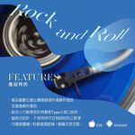 RASTO RS33 Black Jazz Type-C Magnetic Suction In-Ear Headphones High-Resolution Audio Compact and Lightweight Design, , large