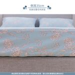 【格藍傢飾】台灣製醫護級石墨烯奈米紗寢具-靜聽花語 石墨烯床包, , large