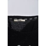 (M) 【房業涵私服】lalala英文刺繡黑色毛衣二手衣, , large