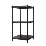 【Y HOUSE】45x45x90cm perforated plate three-layer rack perforated plate rack iron rack - black paint, , large