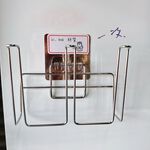 [熊好貼國際]杯架 漱口杯架（台灣製造不鏽鋼）置杯架 一體成型超堅固 凹凸粗糙光滑平整面（超黏貼）皆可貼無痕掛勾掛鉤, , large