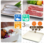 Aluminum alloy quick thawing tray (L), , large