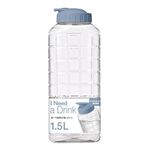 LocknLock PET bottle 1.5L, 莫蘭迪藍, large