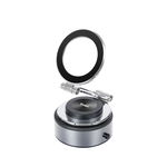 【Timo】360°旋轉真空吸附磁吸手機支架(充電款/支援Magsafe) - 銀色, , large