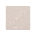 【怪獸】rubber anne 10秒頂吸 軟式珪藻土吸水杯墊 花磚系列 (10x10cm) -2D童趣, , large