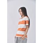 (S) uniqlo質感棉質純棉橘色短袖上衣二手衣, , large