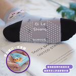 [Kaimei Cotton Industry] 12 pairs set, random and excellent, MIT made in Taiwan, pure cotton anti-slip children's socks, cute cat style, 13-16cm, , large