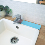 【Monster】 Soft Diatomaceous Earth Washbasin Absorbent Mat (24x8cm) – Sky Blue, , large