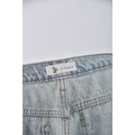 (Ｓ) 【里唯私服】jqu高腰丹寧牛仔刷破藍色長褲二手衣, , large