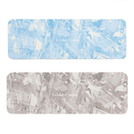 【Monster】 Soft Diatomaceous Earth Absorbent Soap Dish Mat – Misty Sakura Tales (24x8cm) – Glacier Blue, , large