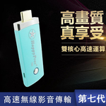 [7th Gen Cyan Green ] Auto HappyProcHigh Speed Dual Core Wireless Display Adapter (with 4 Gifts), , large
