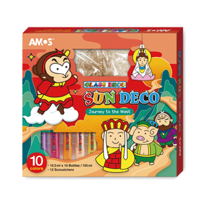 【韓國AMOS】10色西天取經主題 模型版DIY玻璃彩繪組