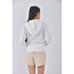 (S) adidas質感連帽白色外套二手衣, , large
