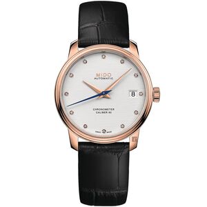 MIDO美度 Baroncelli 永恆系列天文台認證機械女錶-34mm M0272083603600