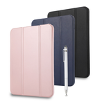 [LP125 Quiet Tri-Fold Style] iPad Pro 11-inch 2024 Tablet Protective Case (Built-in Pencil Holder) (with Precision Stylus Pen), , large