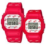 CASIO 卡西歐 G PRESENTS 2020 限量天使與惡魔 情人對錶-紅 LOV-20B-4, , large