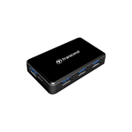 【Transcend】HUB HUB3 極速 USB 3.0 4埠 HUB 集線器 附變壓器, , large