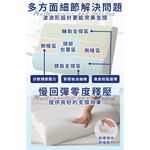 臺灣現貨（隔日出貨）精品舒適表布人體工學慢回彈記憶枕 枕頭 記憶枕 舒眠枕 側睡枕 回彈枕, , large