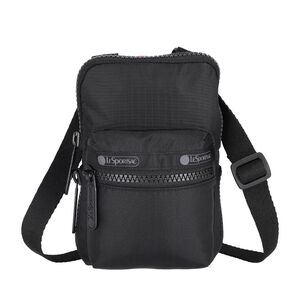 LeSportsac CARGO PHONE BAG 迷你手機斜背包 - 墨黑工裝風