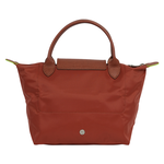 LONGCHAMP S號短把LE PLIAGE GREEN摺疊水餃包/栗子色, , large