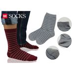 【BVD】細條紋男襪-B207 襪子 長襪 休閒襪, , large