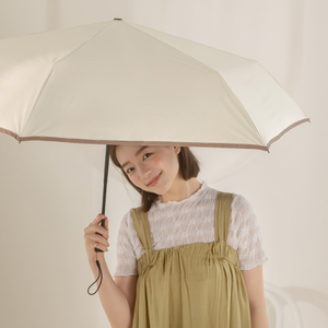 【rento】UV Protection Automatic Umbrella with Black Coating – Oak White