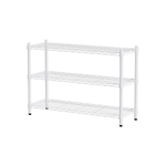 【Y HOUSE】90x30x60cm Lightweight Three-Layer Iron Rack Iron Rack Shelf-Painted White, , large