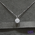 [ides愛蒂思] 輕珠寶義大利進口14K白金項鍊鎖骨鍊/寵愛（KP632）, , large